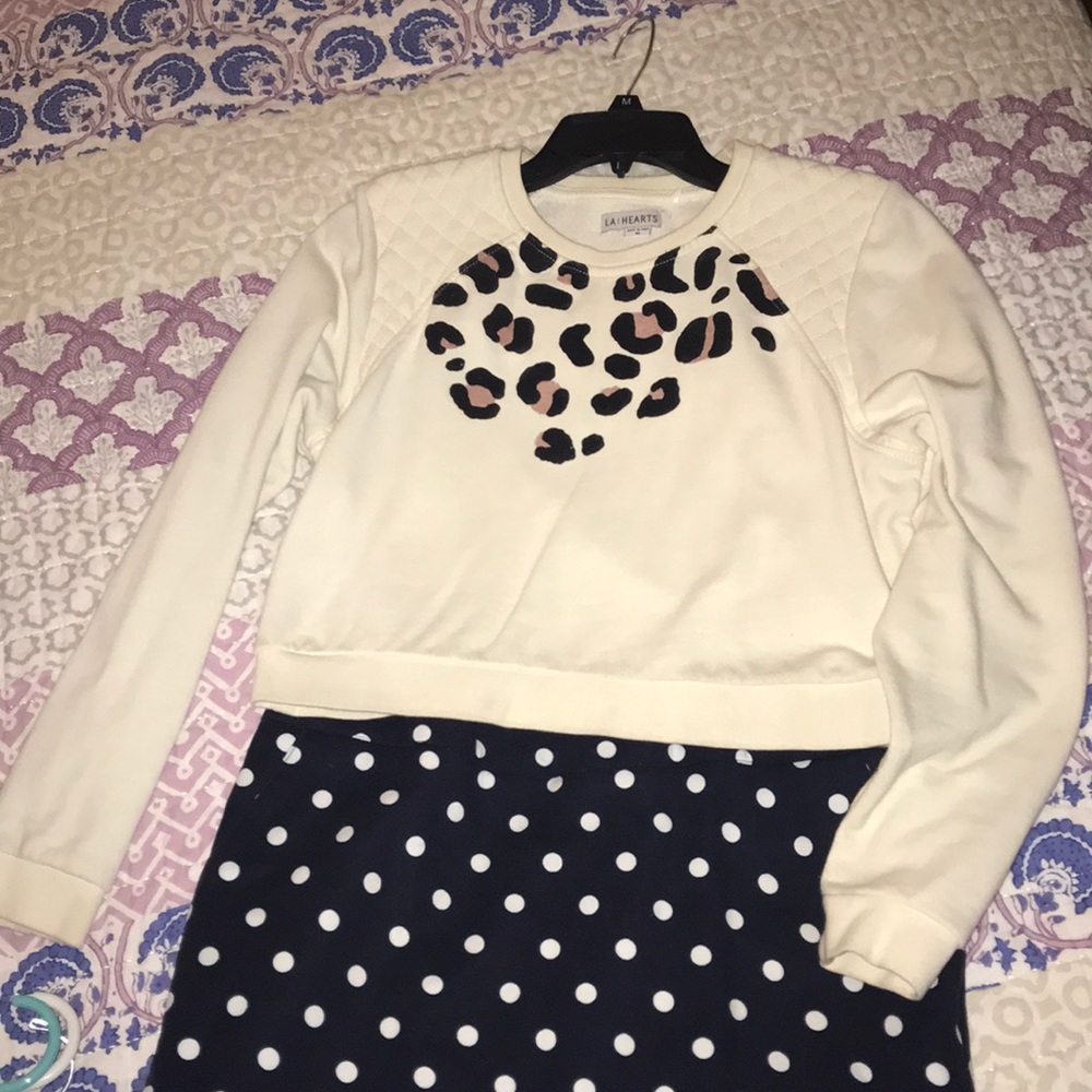 Pacsun Crop sweatshirt